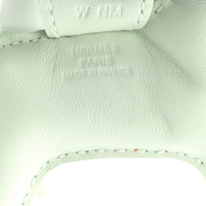Hermes Milo Lambskin Rodeo Horse Bag Charm PM Vert Fizz 6 of 10