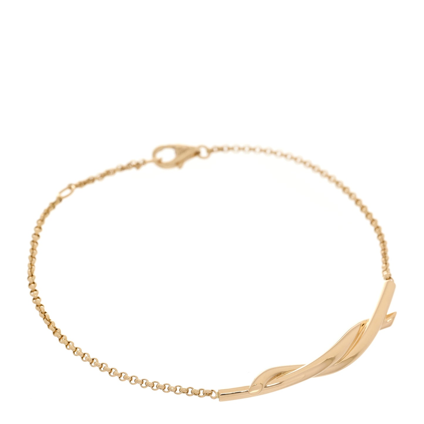 18K Yellow Gold Entrelaces Bracelet