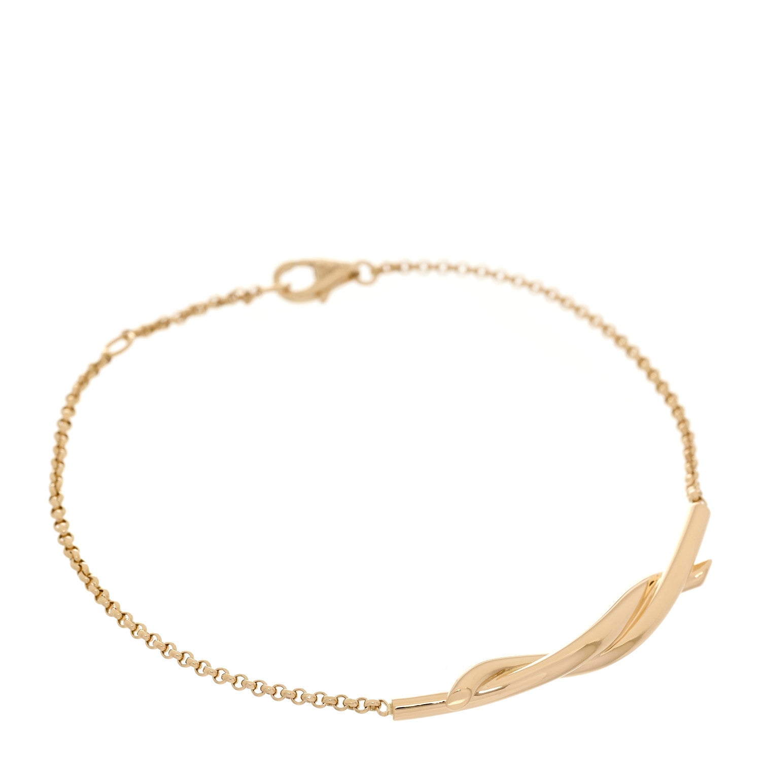 Cartier 18K Yellow Gold Entrelaces Bracelet 1 of 4