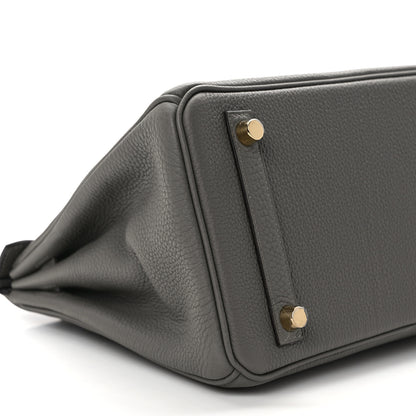 Hermes Togo Birkin 25 Gris Meyer 9 of 11