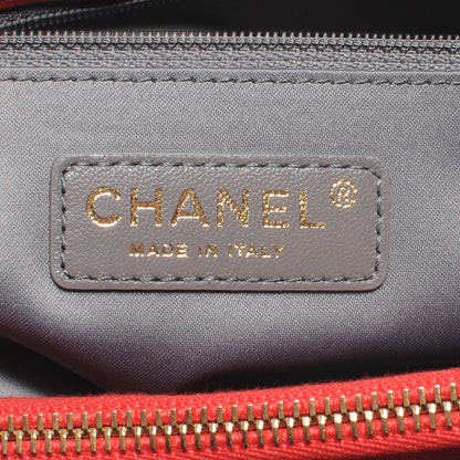 Chanel Caviar Grand Shopping Tote GST Red 7 of 8