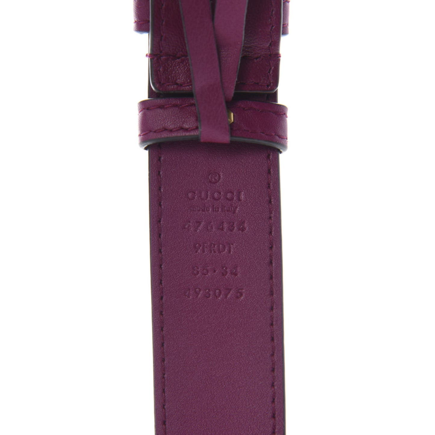 Velvet Matelasse GG Marmont Belt Bag 85 34 Fuchsia Violet Cyclamen