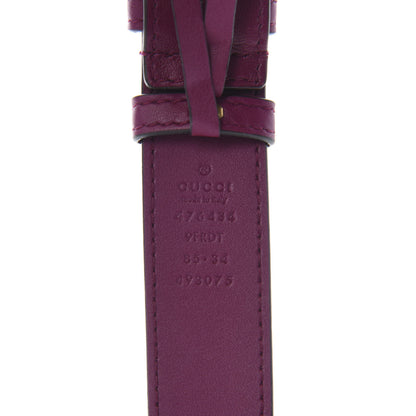 Gucci Velvet Matelasse GG Marmont Belt Bag 85 34 Fuchsia Violet Cyclamen 10 of 11