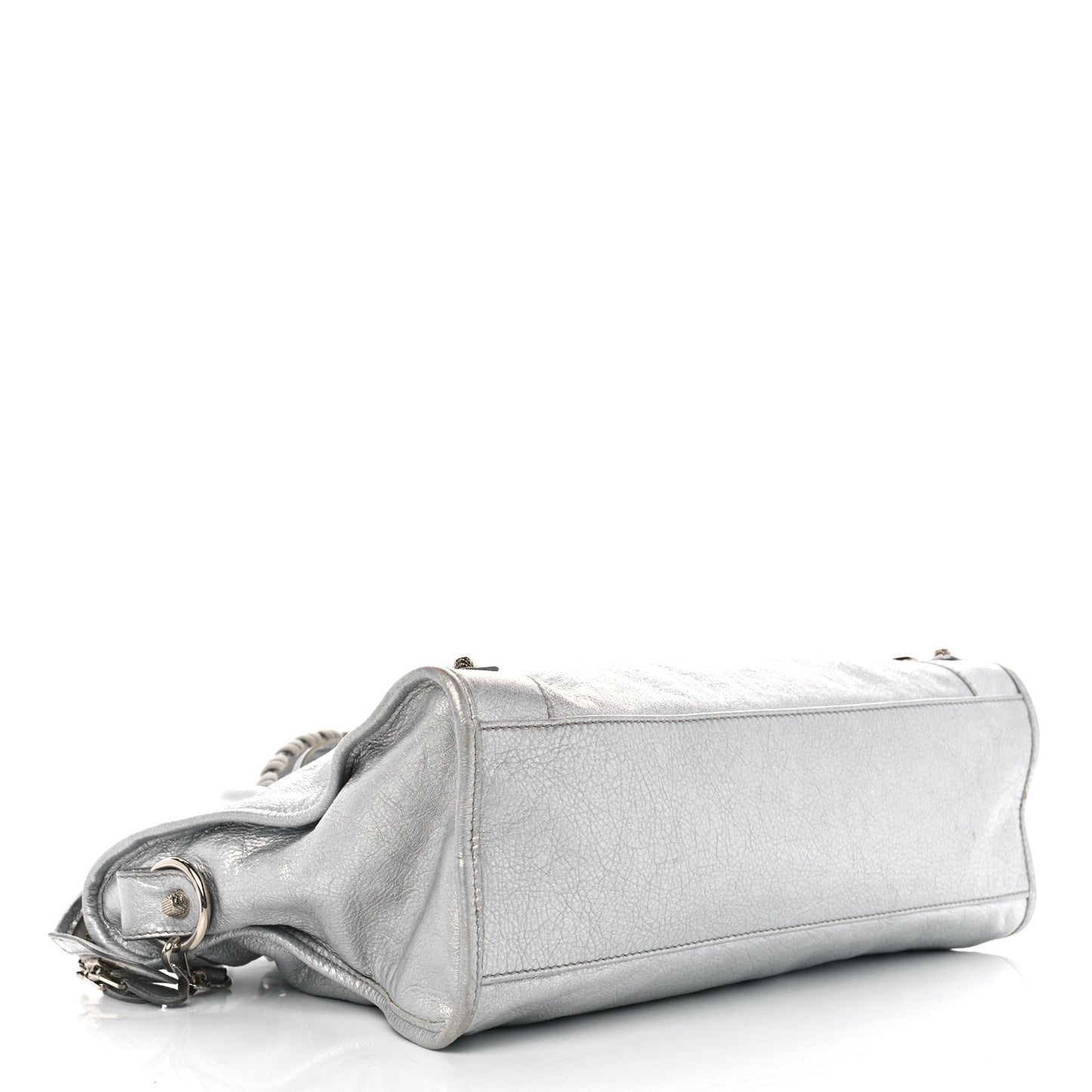 Metallic Agneau Giant 12 Silver Hardware City Gris Aluminum