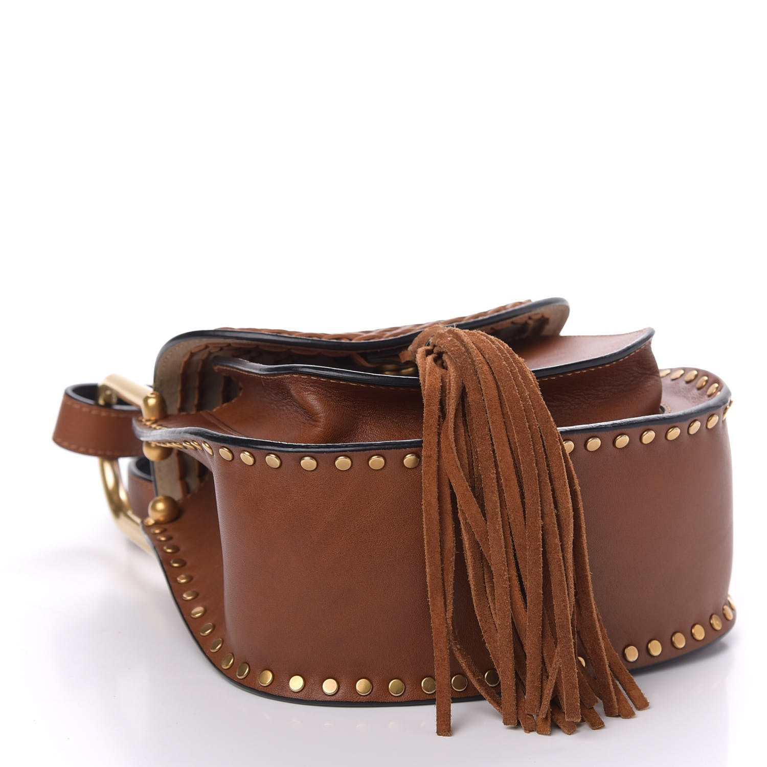 Chloe Calfskin Mini Hudson Shoulder Bag Caramel 4 of 9