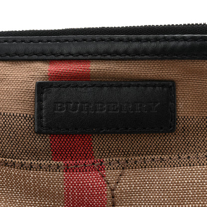 Burberry Canvas Mega Check Medium Ashby Hobo Black 7 of 22