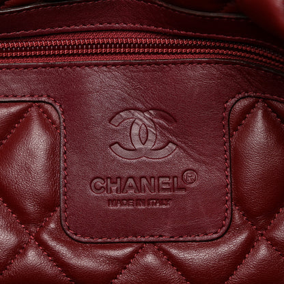 Chanel Lambskin Quilted Medium Coco Cocoon Reversible Tote Black 5 of 19