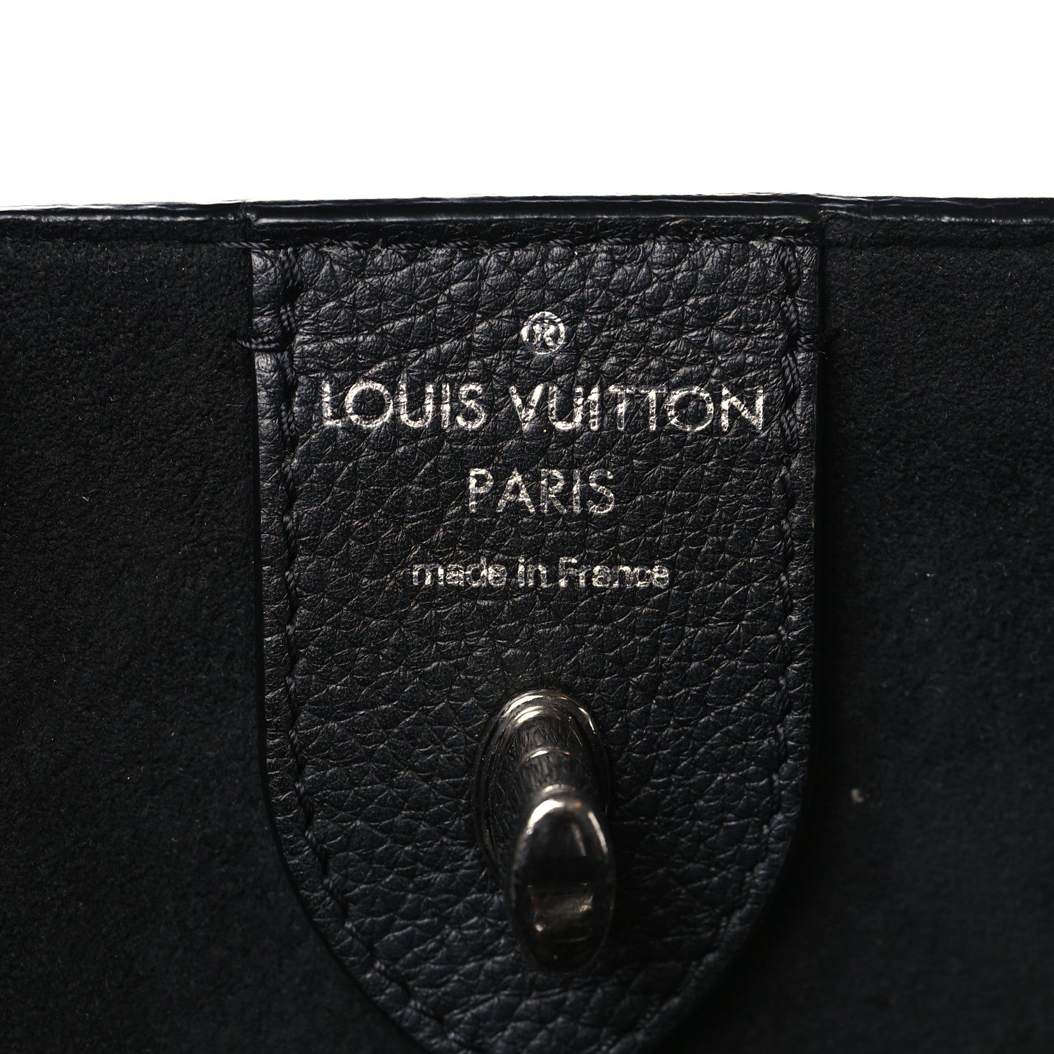 Louis Vuitton Calfskin Lockme Go Tote Black 6 of 8