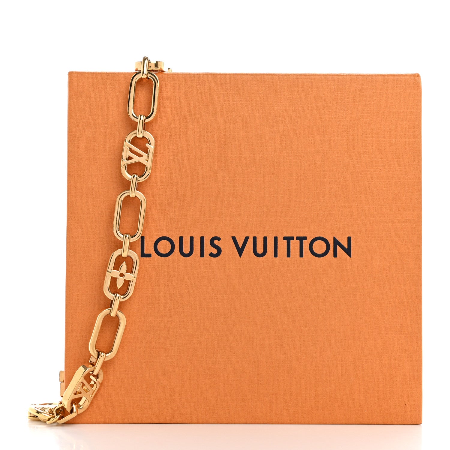 Louis Vuitton Metal My LV Chain Bag Charm Gold 8 of 8