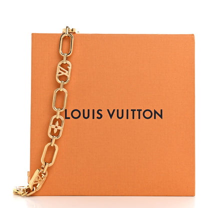 Louis Vuitton Metal My LV Chain Bag Charm Gold 8 of 8