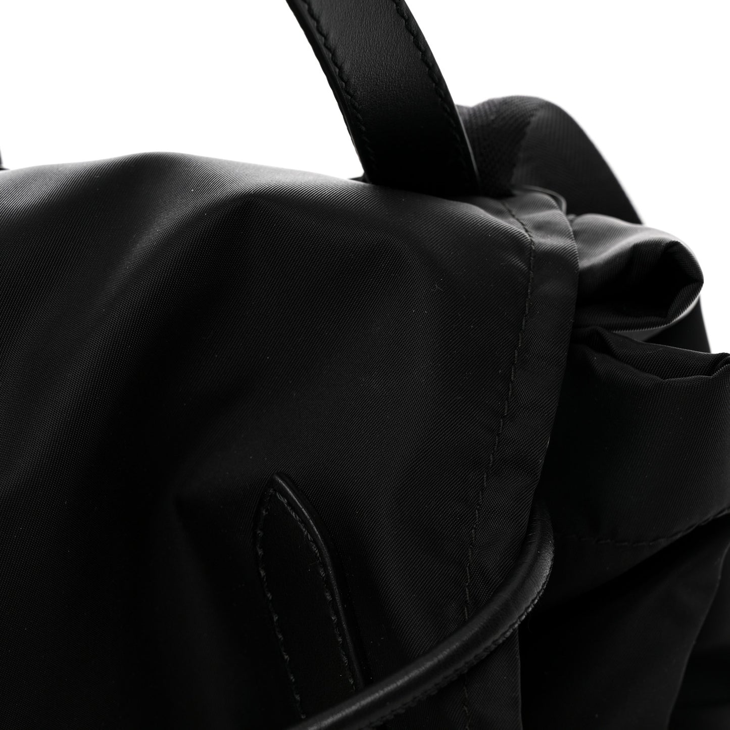 Nylon Logo Print Small Rucksack Backpack