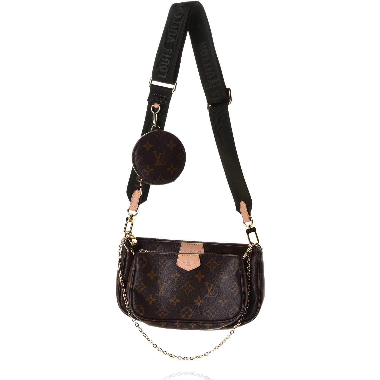 Louis Vuitton Monogram Multi Pochette Accessories Kaki 1 of 6