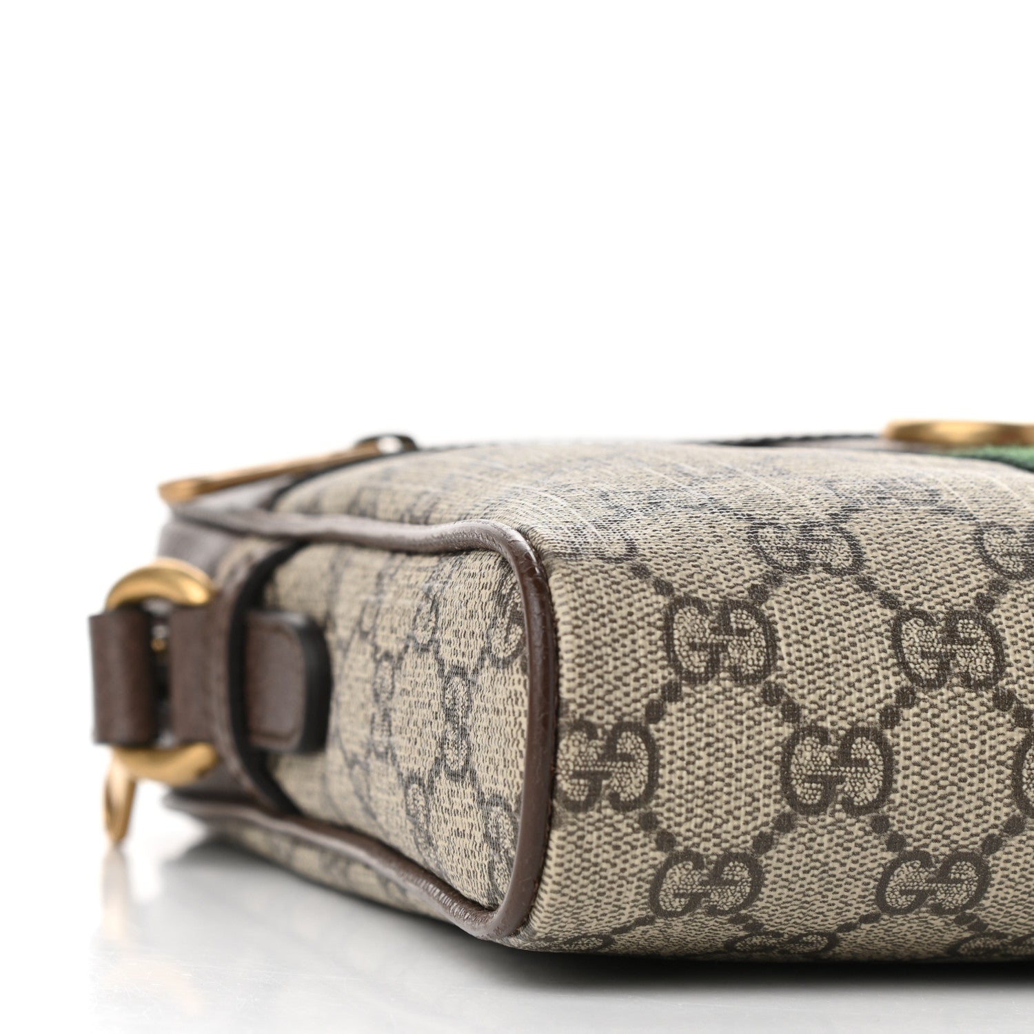 Gucci GG Supreme Monogram Web Small Ophidia Messenger Bag Brown 8 of 9