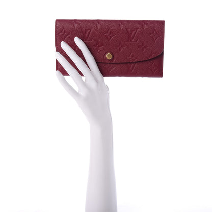 Louis Vuitton Empreinte Emilie Wallet Raisin 2 of 8