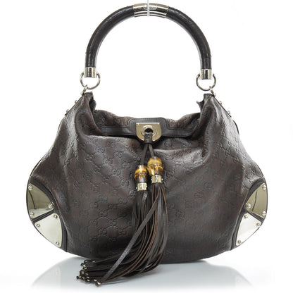 Gucci Guccissima Large Indy Brown 1 of 8