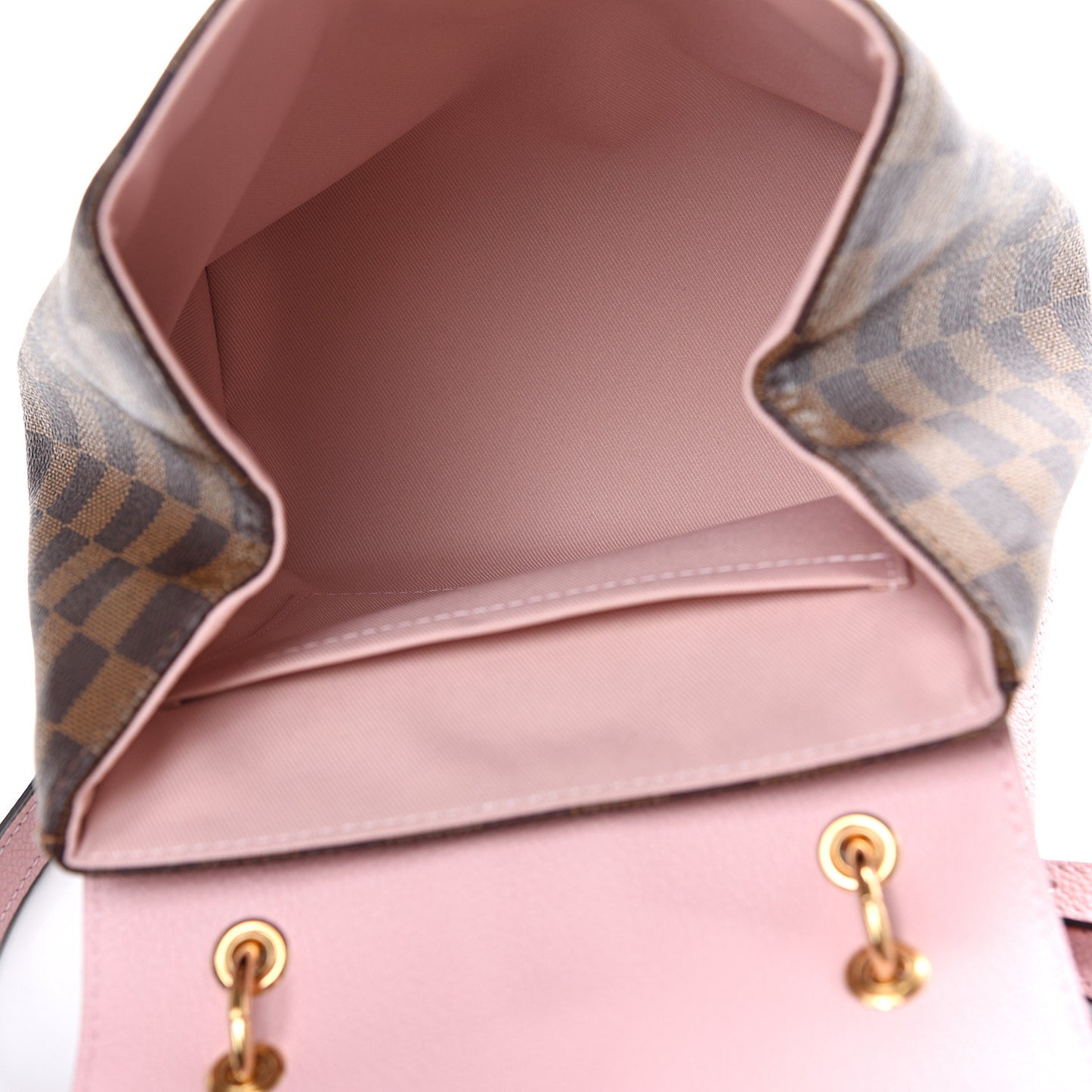 Damier Ebene Clapton Backpack Magnolia