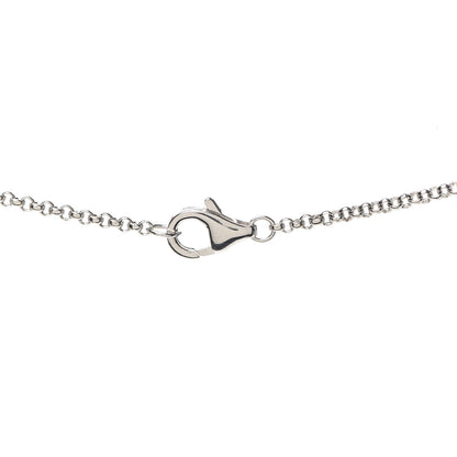 Cartier 18K White Gold Diamond Agrafe Pendant Necklace 4 of 6