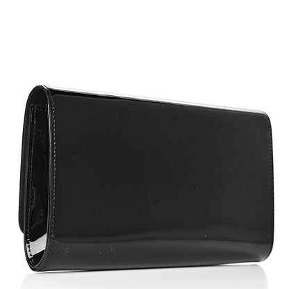 Louis Vuitton Patent Louise Clutch Black 3 of 7