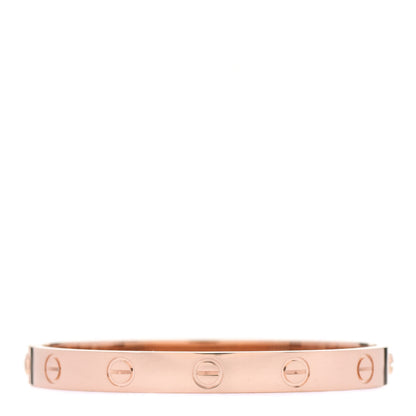 Cartier 18K Pink Gold LOVE Bracelet 15 1 of 6