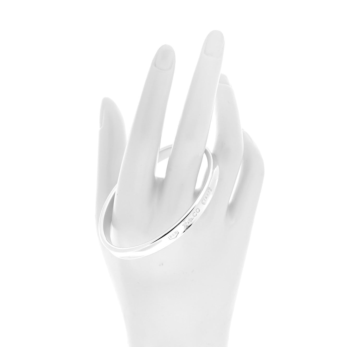Sterling Silver Narrow 1837 Bangle Bracelet