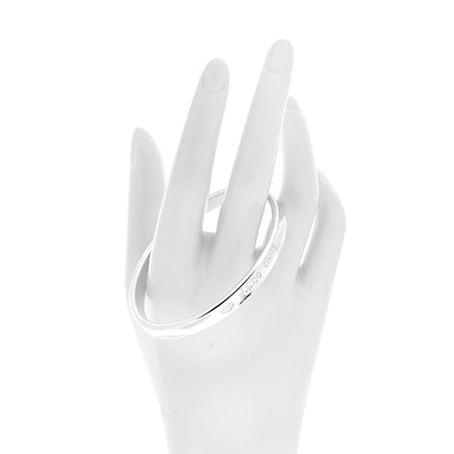 Tiffany Sterling Silver Narrow 1837 Bangle Bracelet 2 of 4