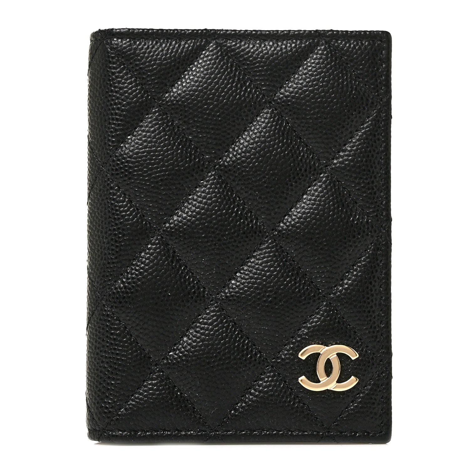 Chanel Caviar Quilted Card Holder Wallet Black 1 of 9