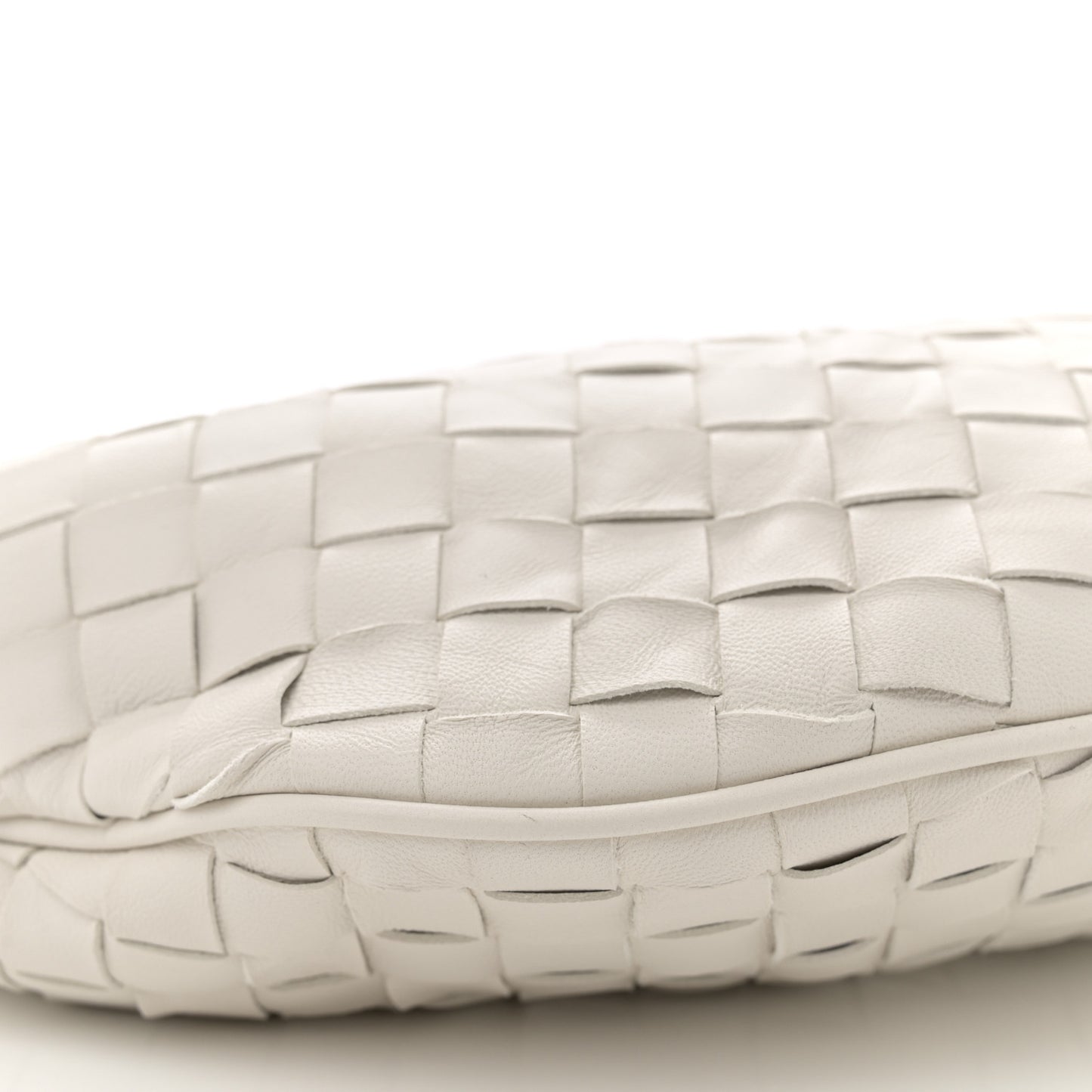 Nappa Intrecciato Buddy Bag White