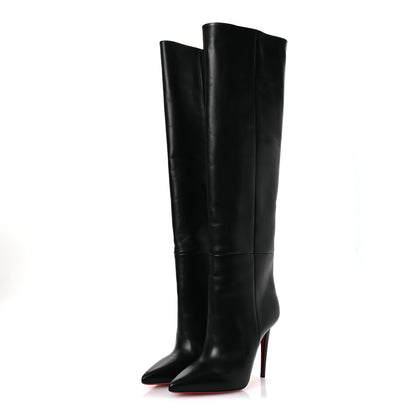 Christian Louboutin Calfksin Astrilarge Botta Knee Boots 39.5 Black 4 of 10