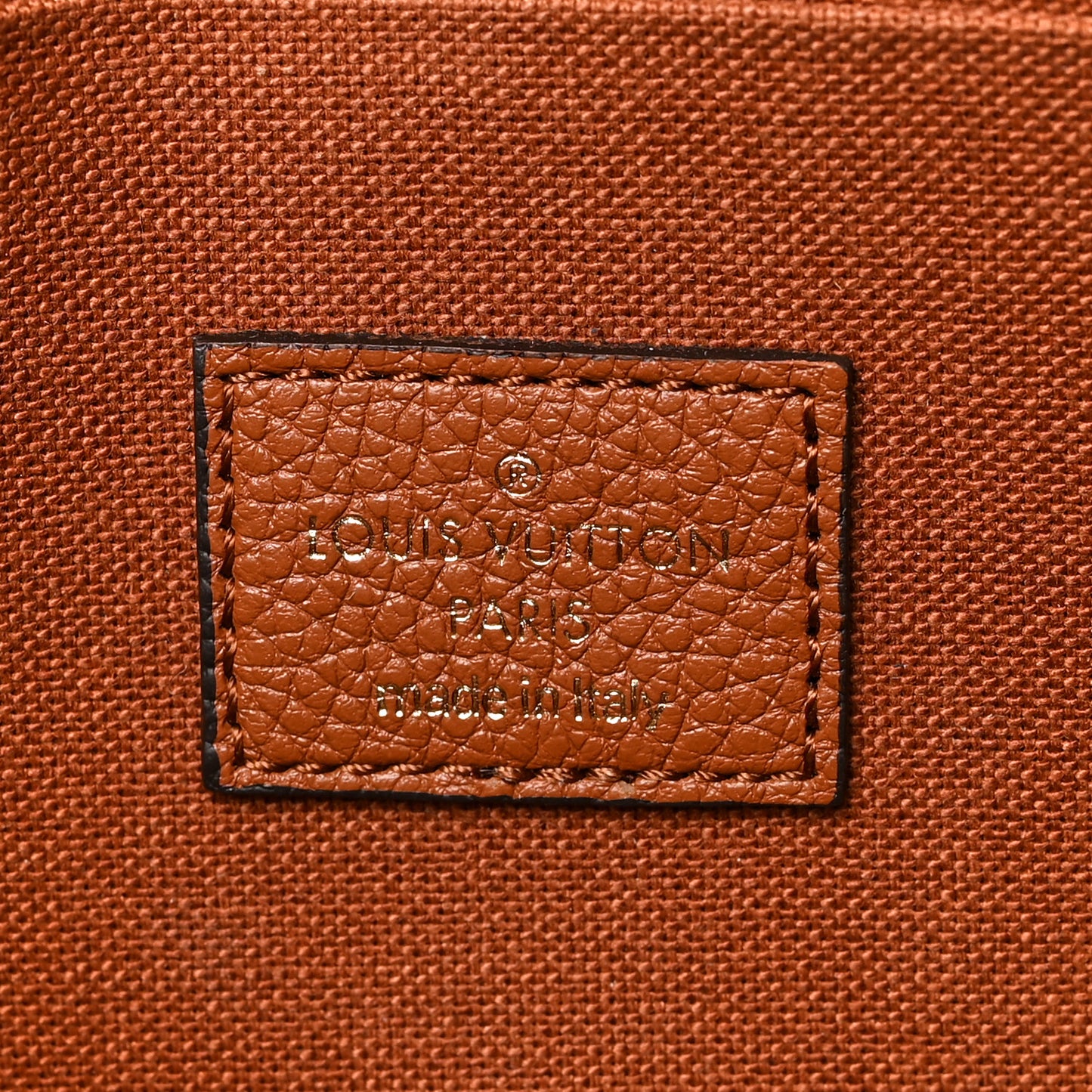 Empreinte Pochette Felicie Chain Wallet Cognac