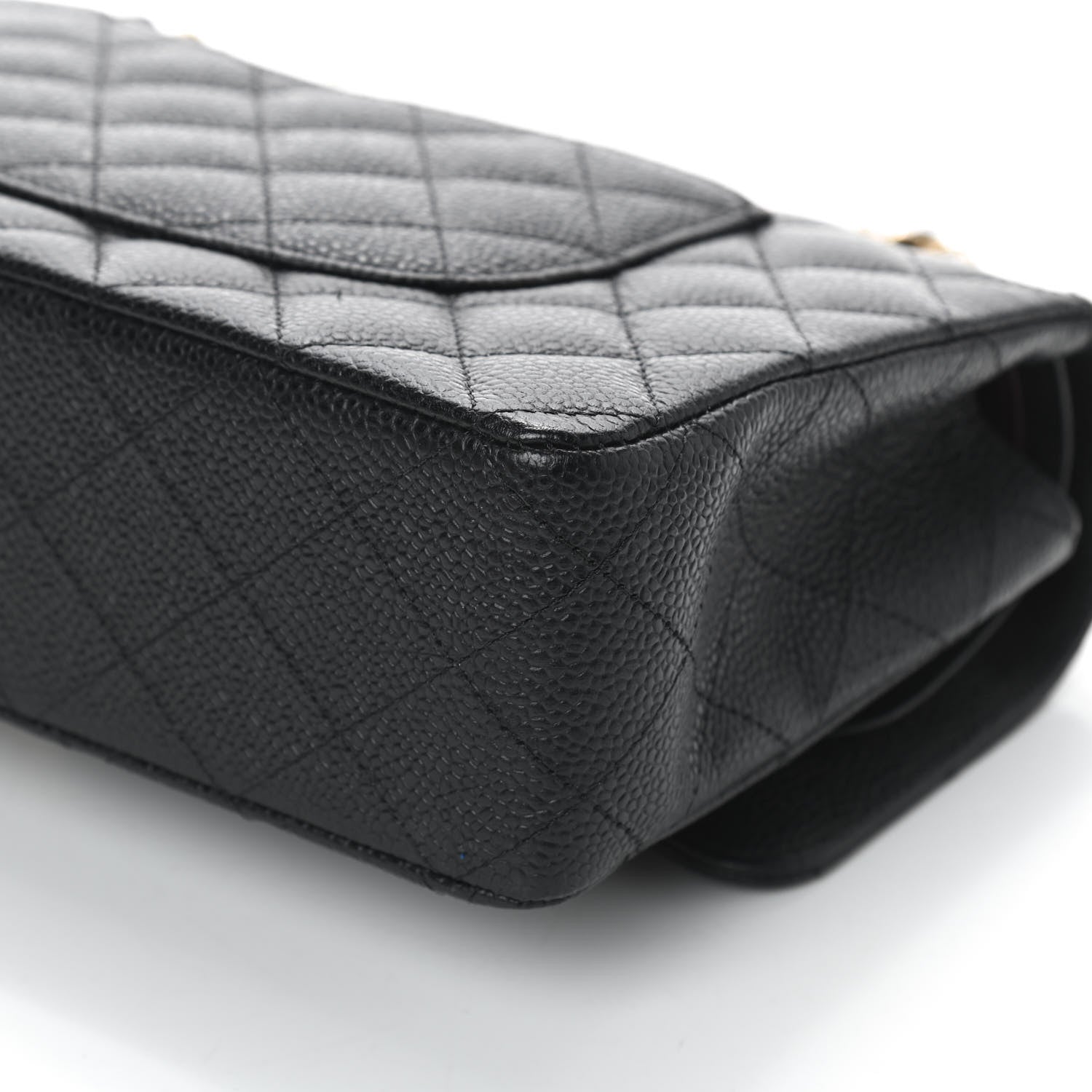 Chanel Caviar Quilted Medium Double Flap Black 10 of 11