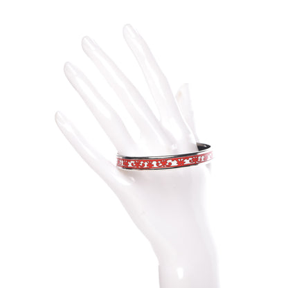 Hermes Enamel Printed Narrow Balcons Du Guadalquivir Bracelet 65 2 of 6