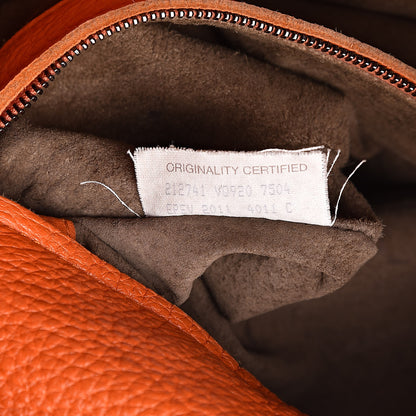Bottega Veneta Cervo Deerskin Large Hobo Tangerine 7 of 19