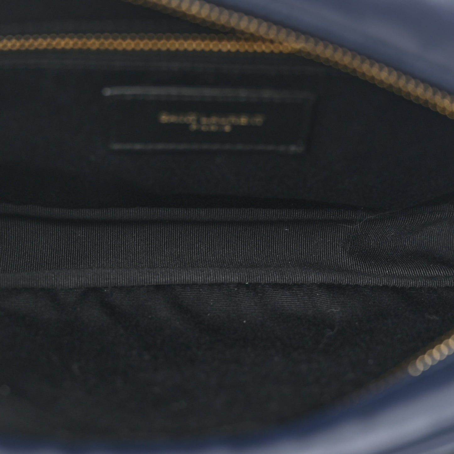 Lambskin Quilted Victoire Camera Bag Deep Marine