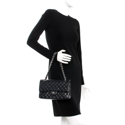 Chanel Lambskin Quilted Small Double Flap Black 2 of 14