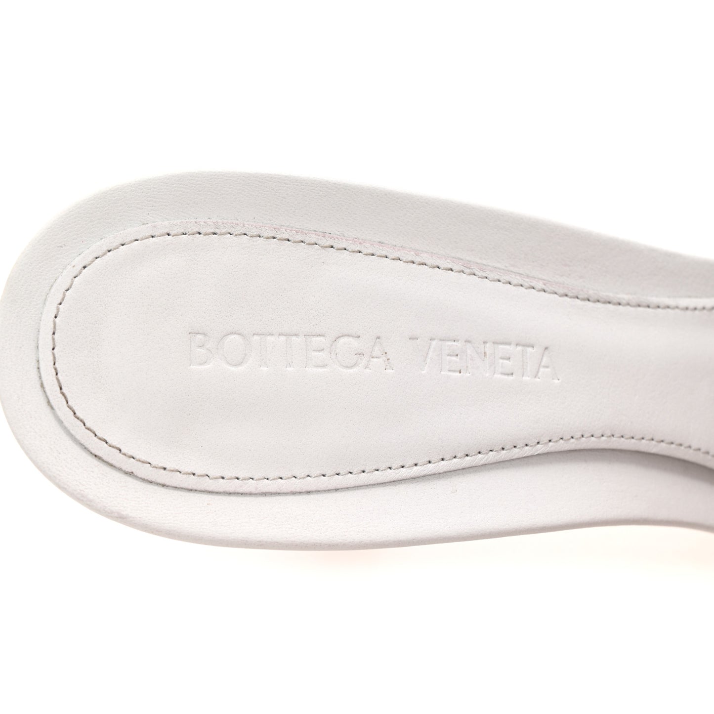 Nappa Matelasse Padded Mule Sandals 39.5 Optic White