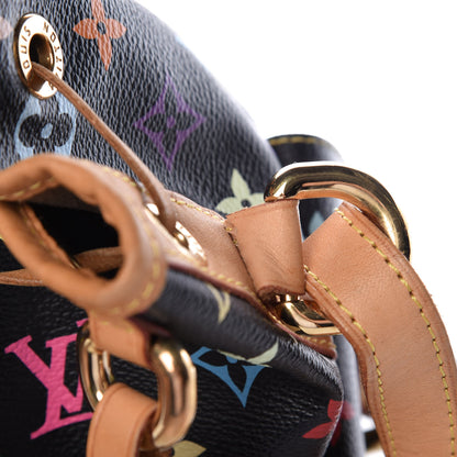 Louis Vuitton Monogram Multicolor Petit Noe Black 12 of 17