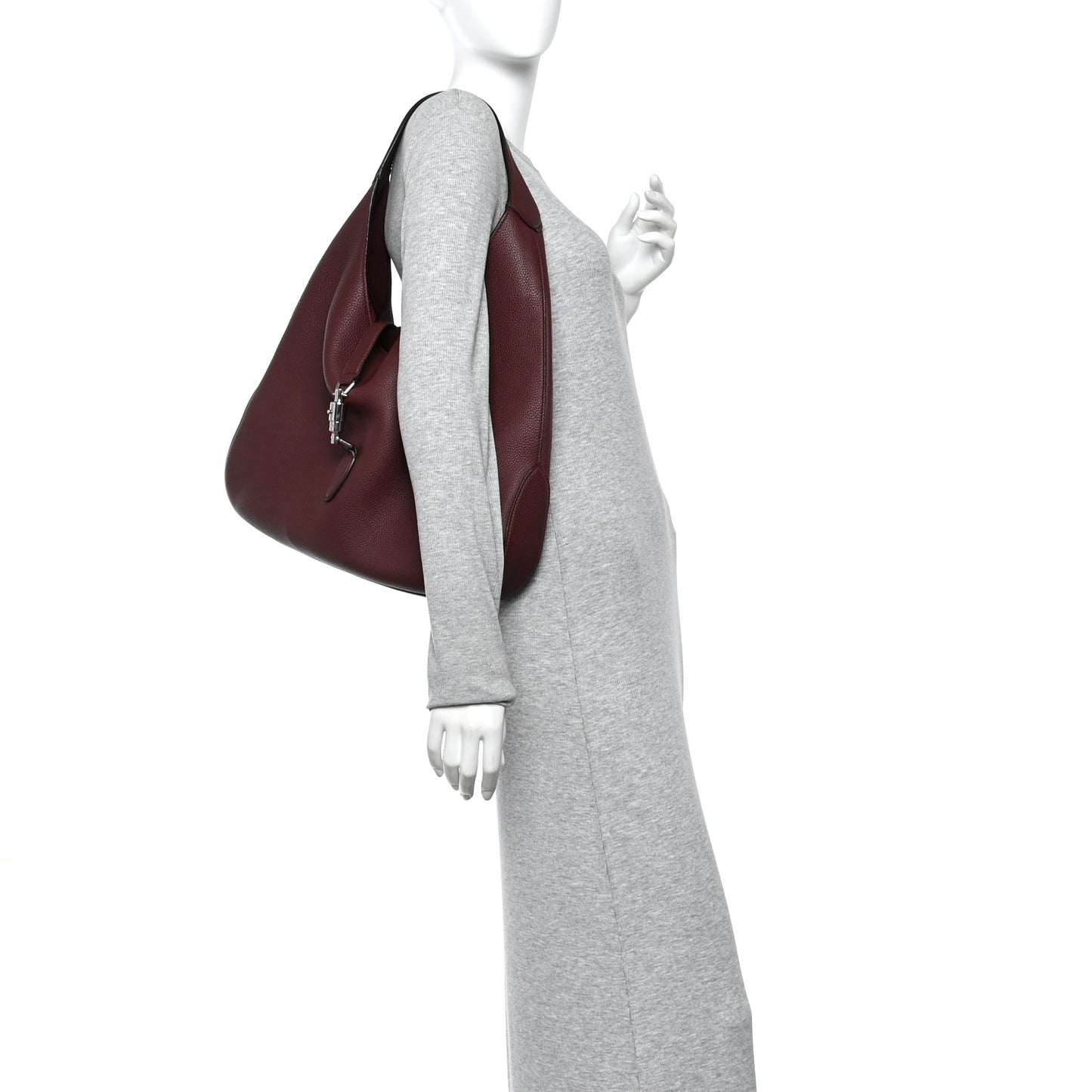 Soft Grained Calfskin Large Jackie Hobo Chardonnay