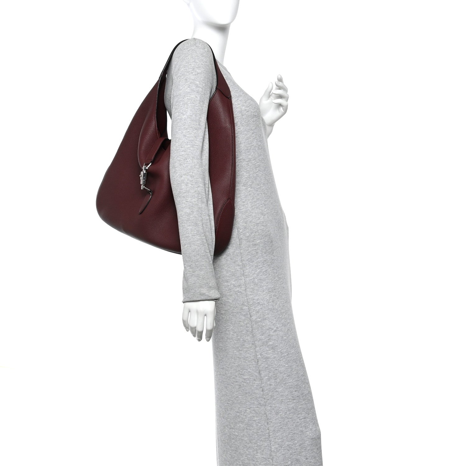 Gucci Soft Grained Calfskin Large Jackie Hobo Chardonnay 2 of 11