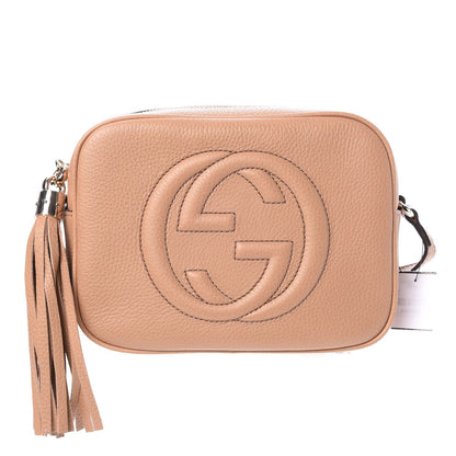 Gucci Pebbled Calfskin Small Soho Disco Bag Camelia 1 of 8