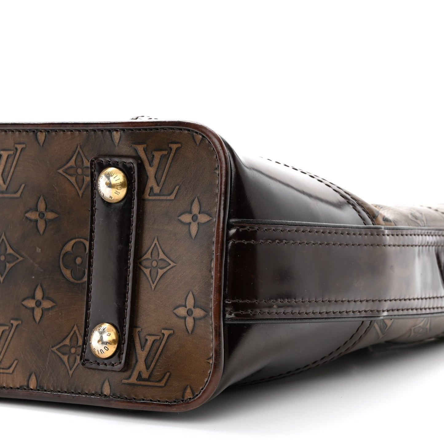 Monogram Embossed Sergent PM Bronze