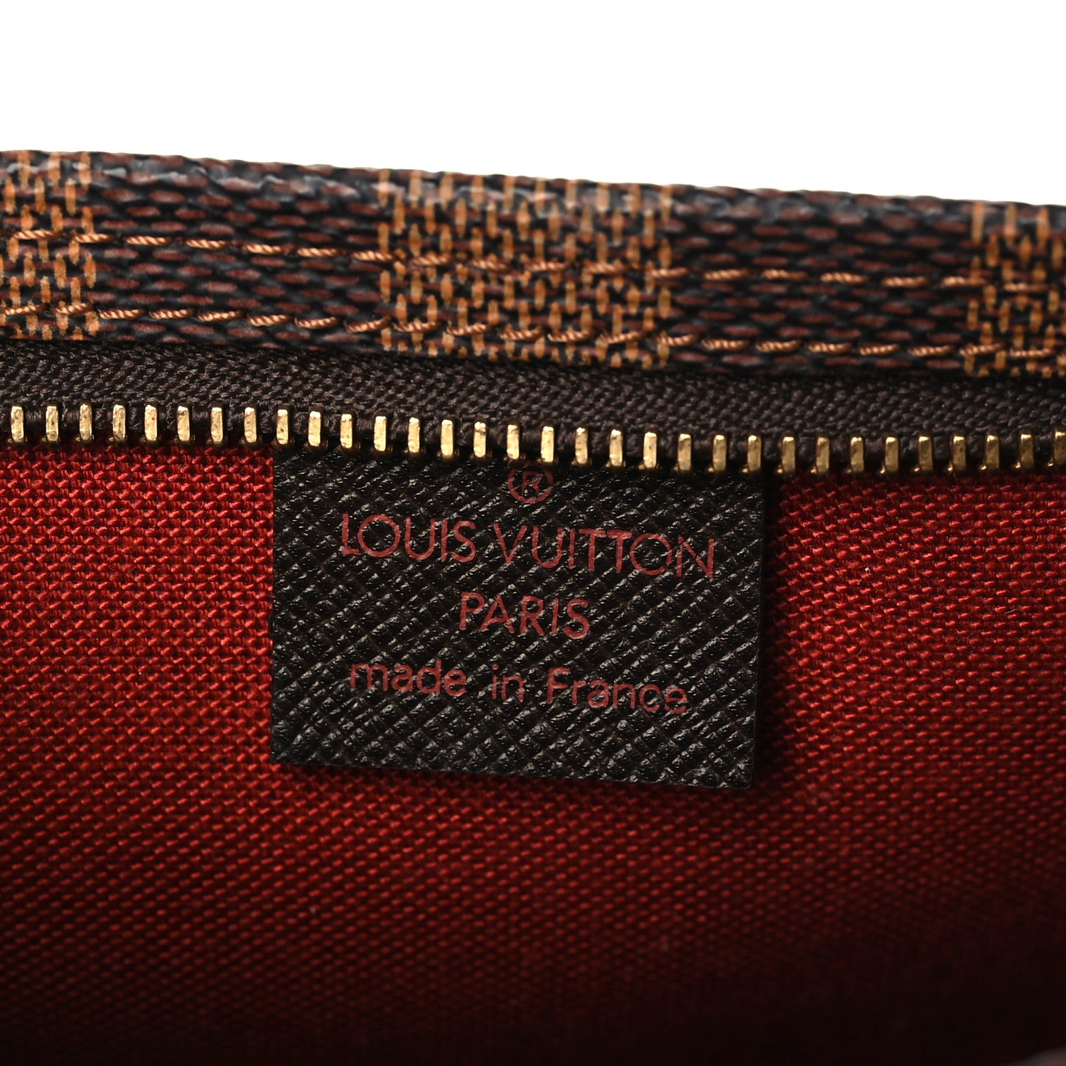 Louis Vuitton Damier Ebene Trousse Make Up Bag Pochette 6 of 9