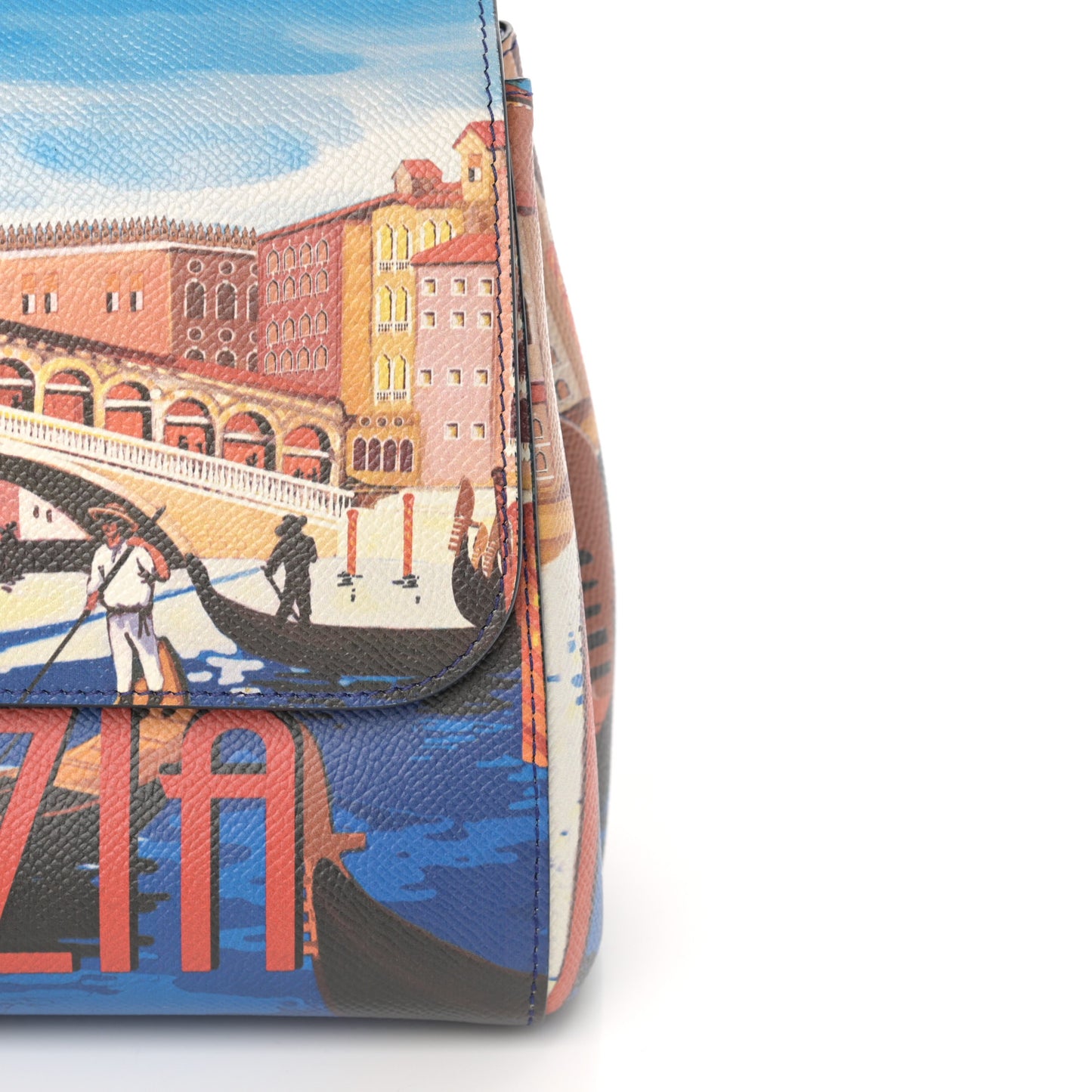 Dauphine Venezia Printed Medium Miss Sicily Satchel Multicolor