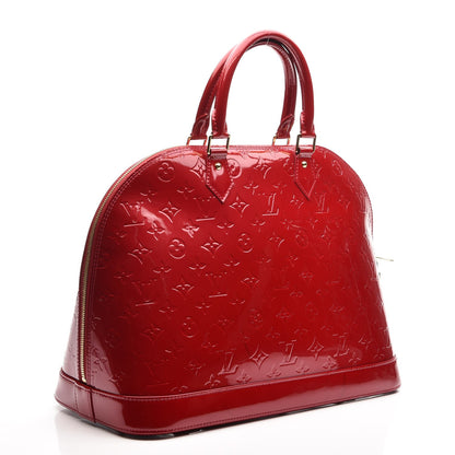 Louis Vuitton Vernis Alma GM Pomme D'Amour 3 of 7