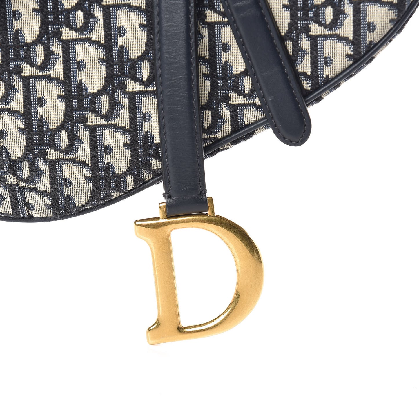 Oblique Saddle Bag Blue