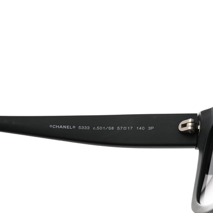 Chanel Polarized CC Sunglasses 5333 Matte Black 5 of 8