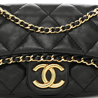 Chanel Calfskin Mini Chain Me Flap Black 5 of 12