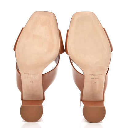 Saint Laurent Calfskin LouLou Mules 37 Dune 5 of 10