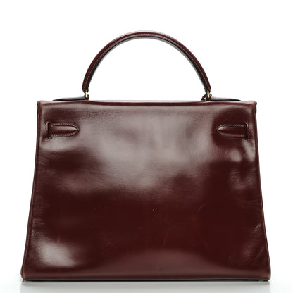 Hermes Box Kelly Retourne 32 Rouge H 13 of 31