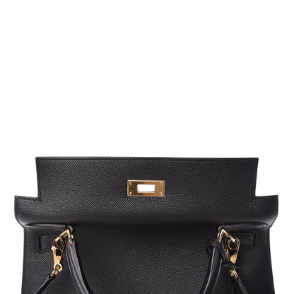 Hermes Epsom Kelly Sellier 28 Black 16 of 43