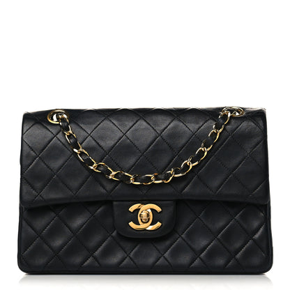 Chanel Lambskin Quilted Small Double Flap Black 1 of 9